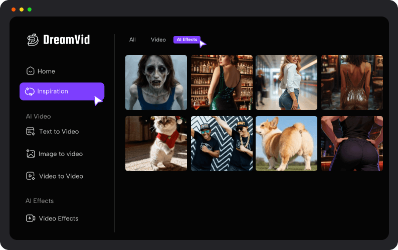 step 1 choose ai inspiration