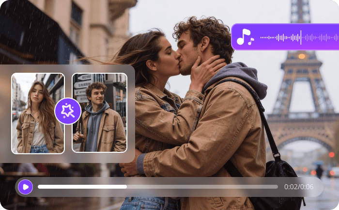 ai kissing generator dreamvid